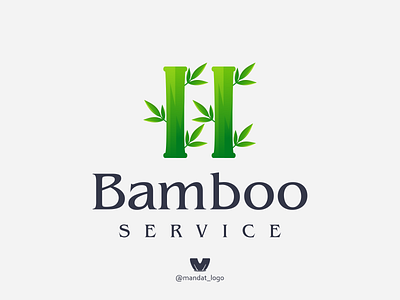 bamboo service bamboo branding design icon illustration logo logodesigns logoinspirations logos logotype service typography vector