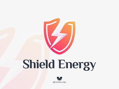 shield energy 3d branding colorfull design energy icon illustration logo logoawesome logoinspirations logos logotype shield typography vector