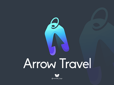 arrow travel arwow branding design icon illustration logo logodesigns logoinspirations logotype simple travel typography vector