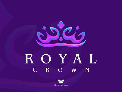 royal crown 3d branding crown design icon illustration logo logodesigns logoinspirations logotype royal typography vector