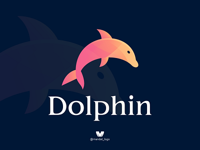 dolphin animals branding design dolphin icon illustration logo logoawesome logodesigns logoinspirations logos logotype typography vector