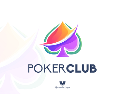 pokerclub branding casino club design icon illustration logo logodesigns logoinpirations logoinspirations logos logotype poker typography vector