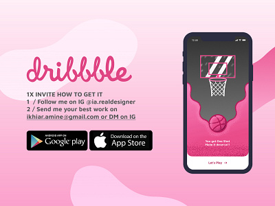 1 Dribbble Invite 😍