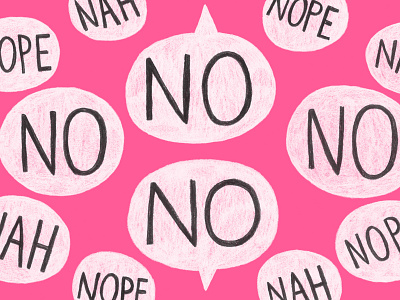 No by allison kerek williams on Dribbble