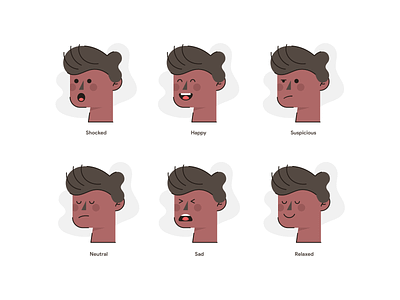 Face Expressions - Character Design