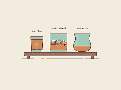 Small Sips 2d illustration alcohol alcohol drink drink drink menu icon illustration menu design neat glass old fashioned whiskey outline shot shot glass whiskey
