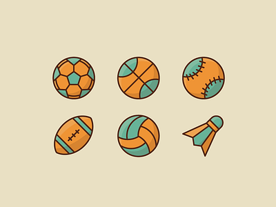 Sport Ball Icons