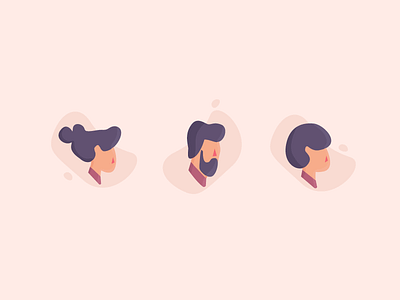 Characters beard character hair icon icons illustration