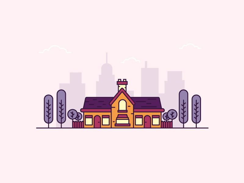 First House real estate building city plant suburb tree property house