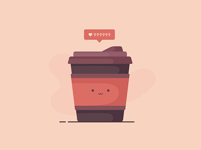 Cute Cup coffe cup coffee cup drink hot drink morning coffee takeaway