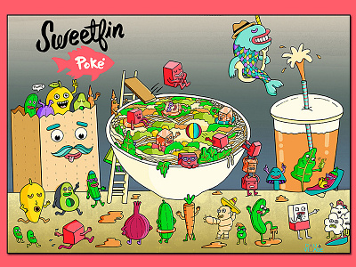 Sweetfin Poke Advertisement