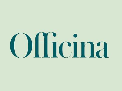 Officina Branding branding green logo