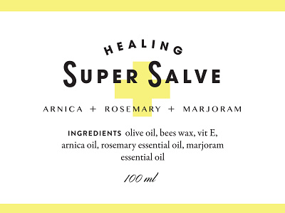 Healing Super Salve apothecary beauty herbal organic pharmacy
