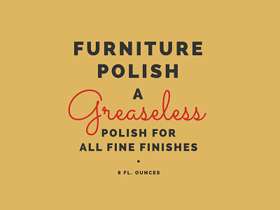 Furniture Polish css type typography vintage web webfonts