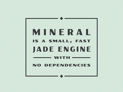 Mineral graphic logo stacked type web