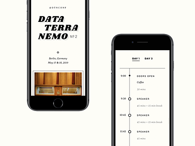 Data Terra Nemo – Mobile Site mobile web design website