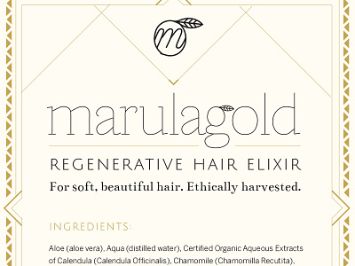 Marulagold gold packaging
