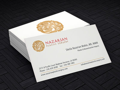 Nazarian Logo and Branding Design branding business card design graphic design logo