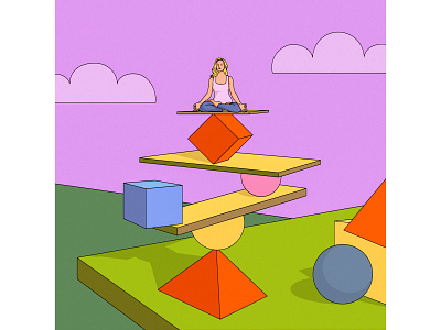 The Mental Function No. 6: Building up Knowledge (Wisdom) 2d illustration book illustration design editorial illustration psychology