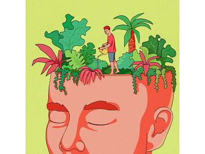 The Mental Function No. 19: Practical Intelligence 2d illustration book illustration editorial illustration