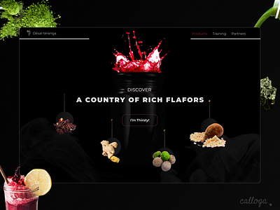 Web Design - Local Drinks- Landing Page