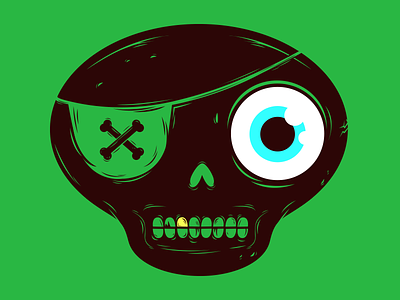 pirate skull halloween illustration illustrator october pirate skull vector