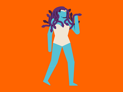 Medusa 2017 halloween illustration illustrator medusa october vector