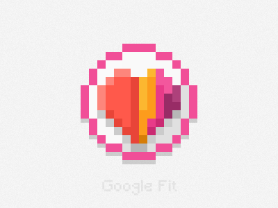 Google Fit | 16x16 Pixel Icon 16x16 art design fit google icon iconography illustration pixel visual