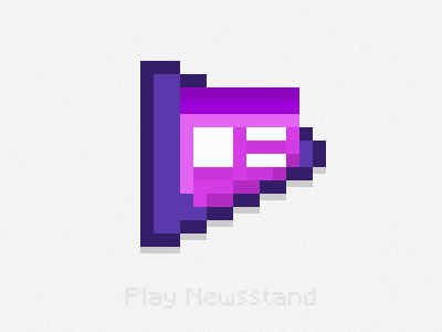 Play Newsstand | 16x16 Pixel Icon 16x16 art design google icon iconography illustration pixel play newsstand visual