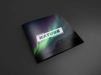 The Art Of Nature - Square Brochure Cover art brochure cover design graphic nature typography