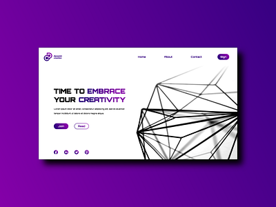 Landing page design UX/UI