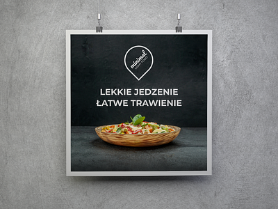 minimal Light Food - advertising banner