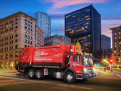 WIN Waste Innovations Truck Designs high end renders production truckwraps