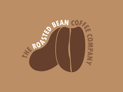 The Roasted Bean Coffee Company Logo branding dailylogochallenge design graphic design illustration logo typography