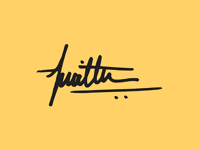 Handdrawn logo for Amrita handdrawn logo logo design signature logo typefaces