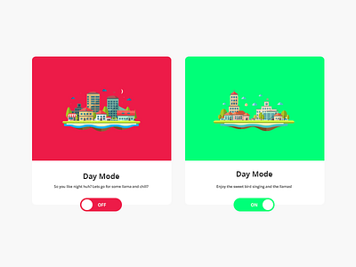 Daily UI 015 · On/Off Button