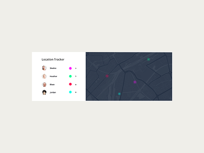 Daily UI 020 · Location Tracker daily interface ui ui¨ ux ¨daily