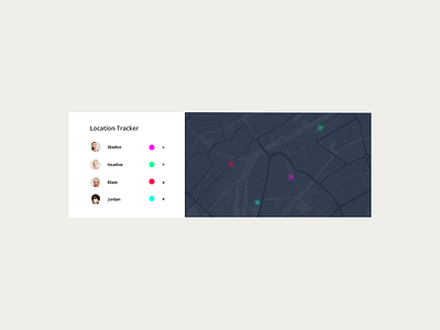 Daily UI 020 · Location Tracker