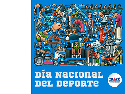 National Sports DAY branding design graphic design illustration logo procreate procreate art sketching
