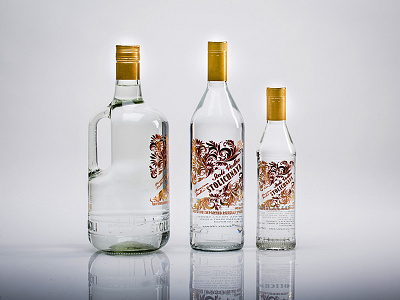 Stolichnaya Vodka graphic design package design