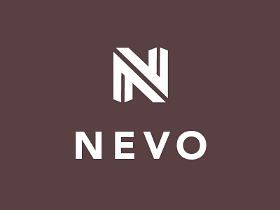 NEVO logo branding graphic design identity typography