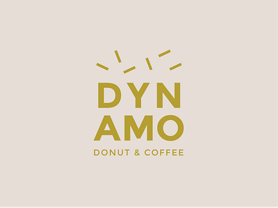 Dynamo brand branding donut donuts dynamo logo logo design logotype minimal redesign typography