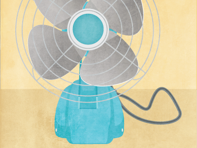 Fan fan summer vintage