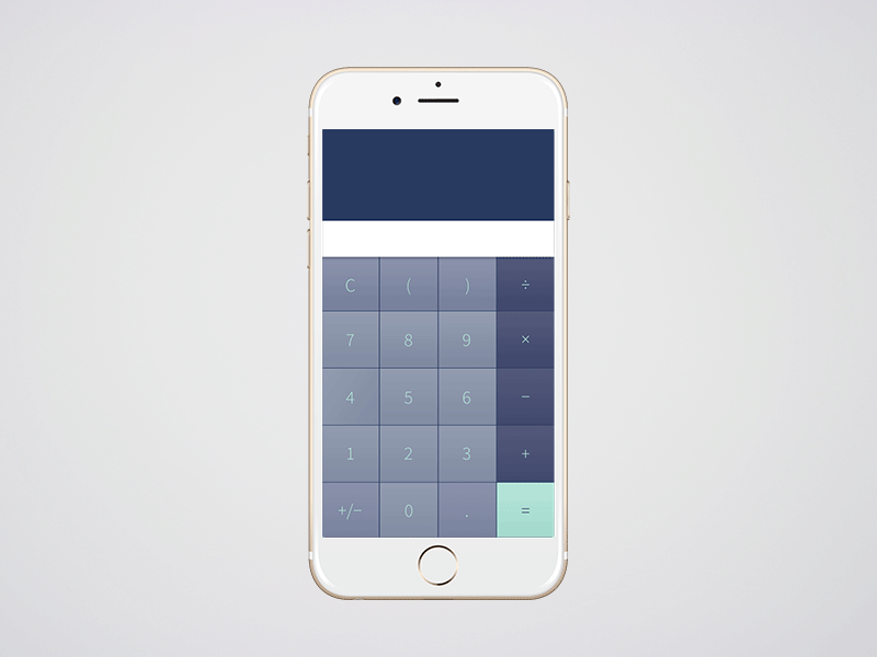 Daily UI 004 - Calculator 004 calculator daily ui mobile