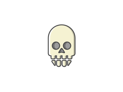 skull doodle