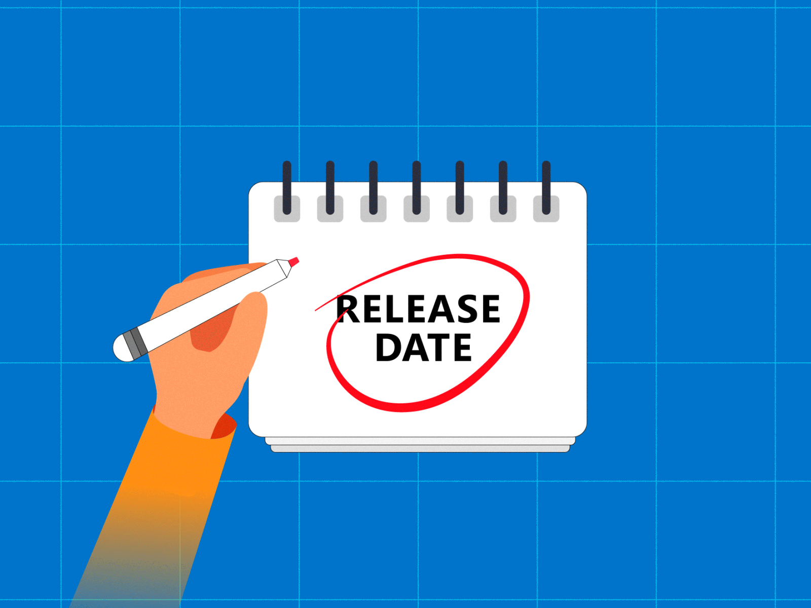 Release Day animation blulux corporate design graphic design illustration microsoft motion graphics vector