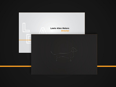 Long Dog Business Cards advertising branding business cards design graphic design identity illustration layout design logo marketing print product design typography vector