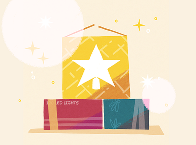 The Tree Topper animation boxes illustration procreate tree