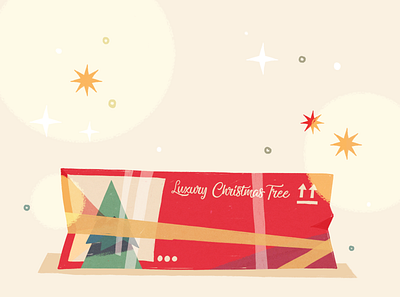 The Christmas Tree Box animation box christmas illustration procreate tree