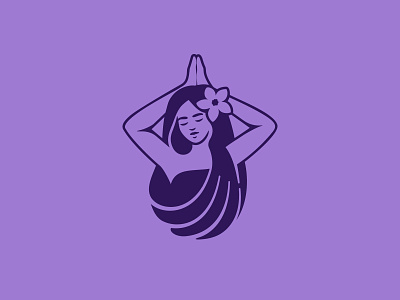 Wai Thai logo purple thai thaiwoman woman